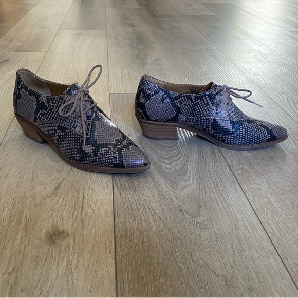 7.5 Lucky Brand Lk-erreka Loafer in Dusty Rose, Brogue Lace Up - Picture 5 of 7